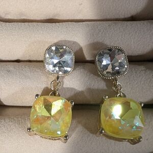 Elegant Crystal Drop Earrings